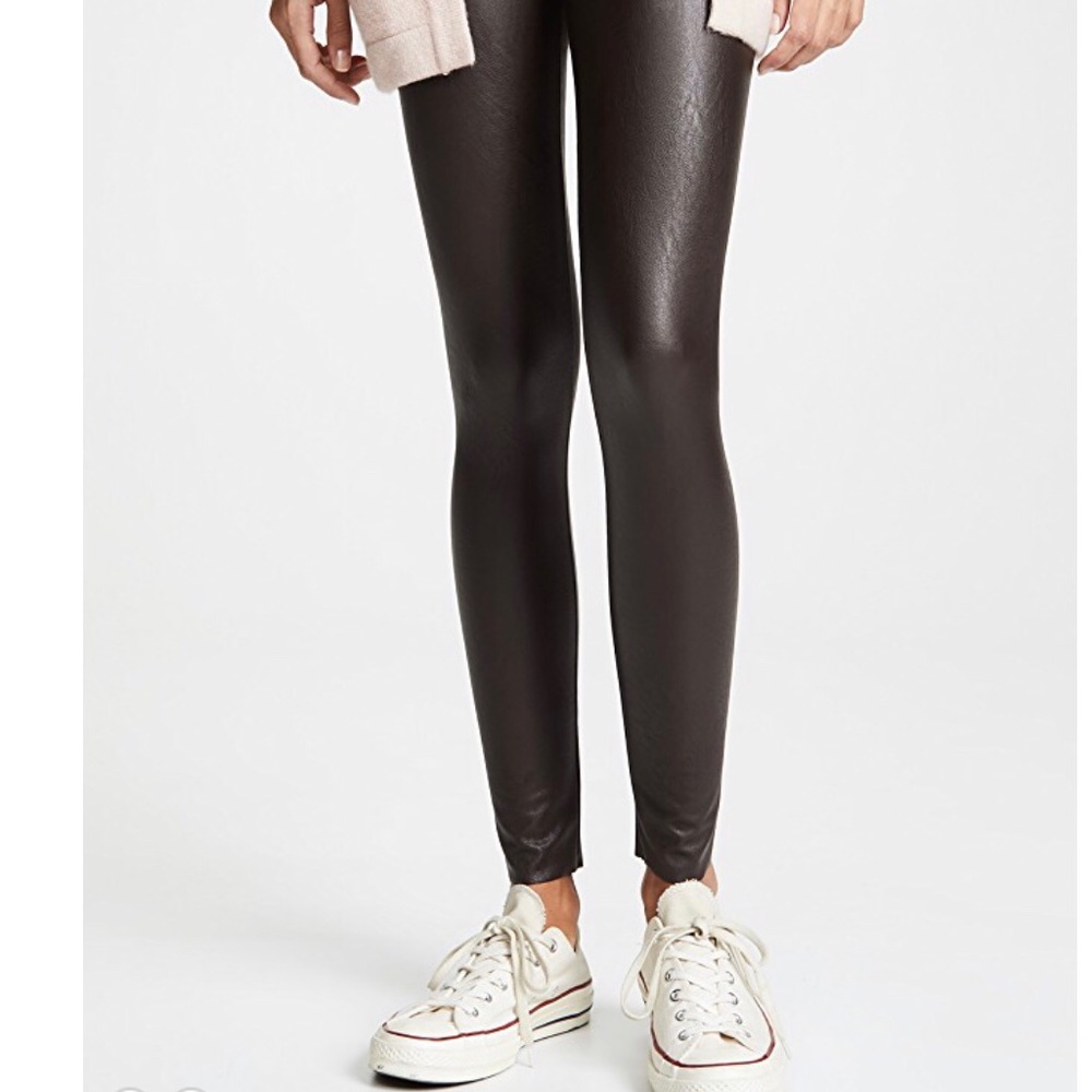 Commando Faux Leather Control Top Leggings S